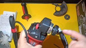 FELISATTI УШМ-115/850 +кожух 125 мм-моя распаковка и разборка показываю что внутри этой болгарки.