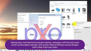Setting WiFi-direct Printer EPSON L3150 dan koneksi ke computer/laptop