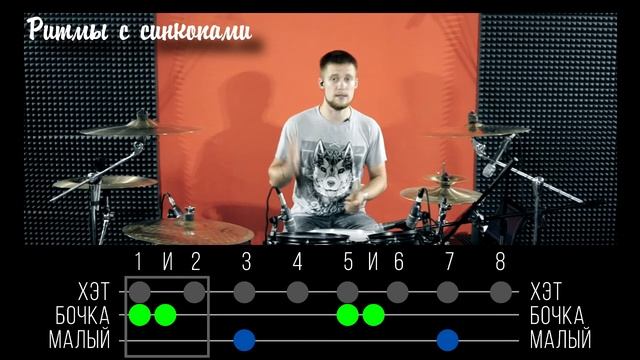 Видеошкола игры на барабанах для начинающих от DRUMSTARZ-BARNAUL, часть 2 смотреть онлайн