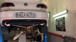 Прямоточный глушитель VW Passat CC 2.0 TDI