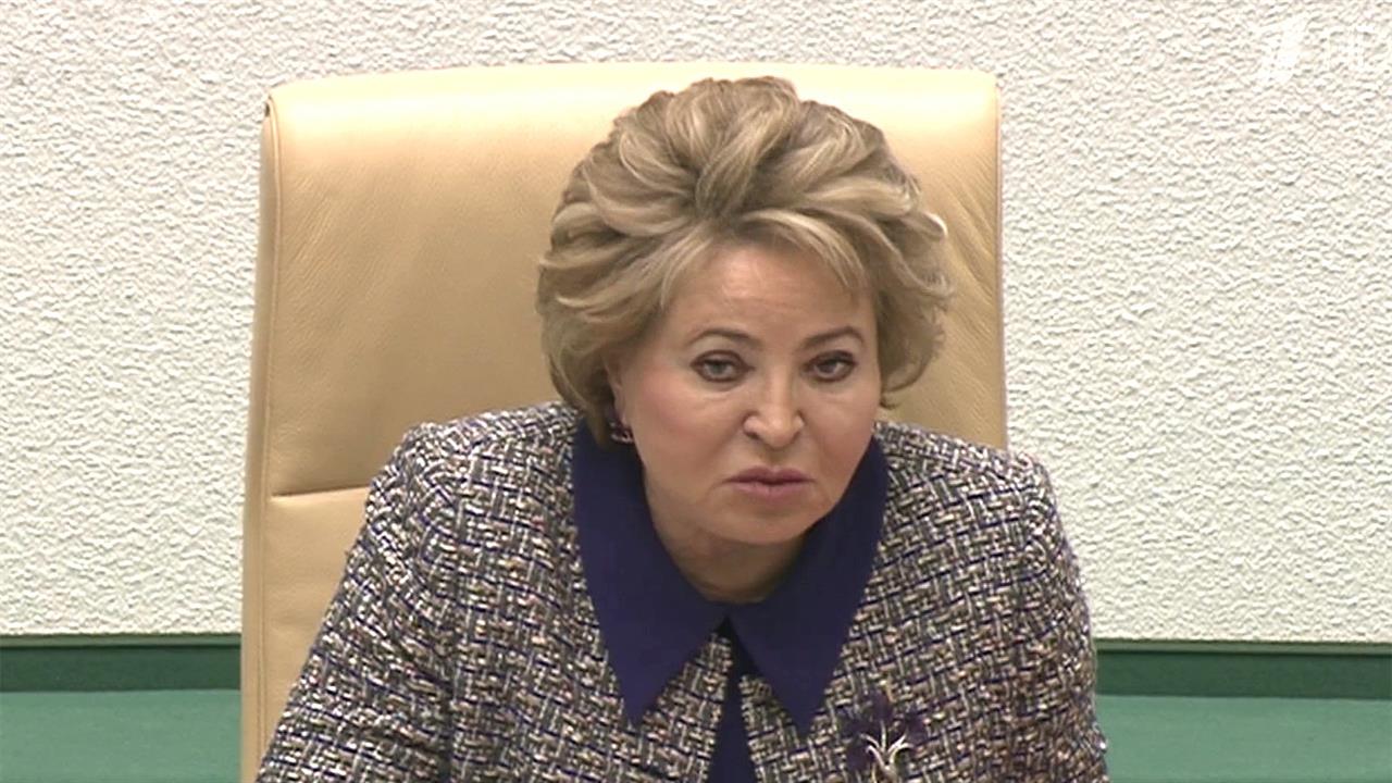 Валентина Матвиенко призвала наладить отечественное производство медицинских масок