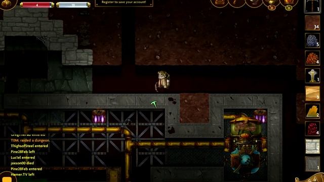 Let's Look At: DeepWorld - Early Access 2D MMORPG Mining Game [PC] смотреть онлайн