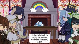 Genshin Impact Archons react to the Genshin Fandom || Gacha Club Reacts