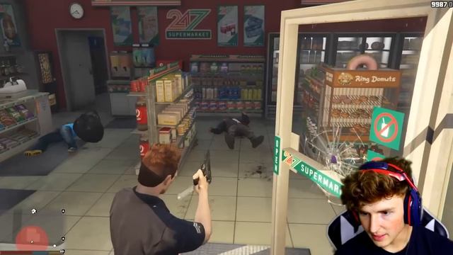 Playing GTA 5 As The POLICE In A 5 Star Chase.. (Mods) смотреть онлайн