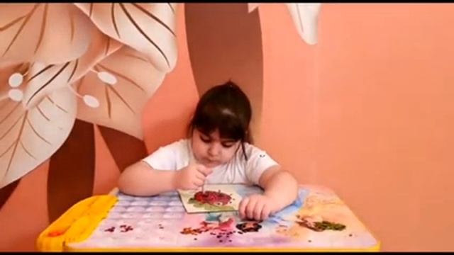 Моё первое видео! Как Я Делала Аппликацию Из Паеток! смотреть онлайн