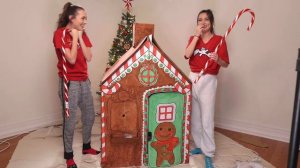 Ultimate Gingerbread House Challenge - Merrell Twins