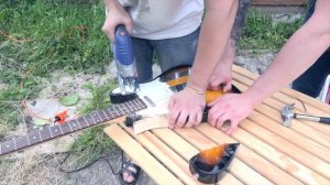 ВЛИЯЕТ ЛИ СКОЛ НА ГИТАРЕ НА ЗВУК?!