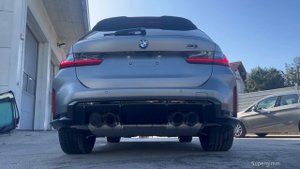 New BMW M3 Competition Touring 2024 - STARTUP and REVS