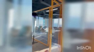 Алюминиевые перегородки КПС Дуэт из профиля АЛЮТЕХ | двойное остекление | КазПерСтрой Алматы