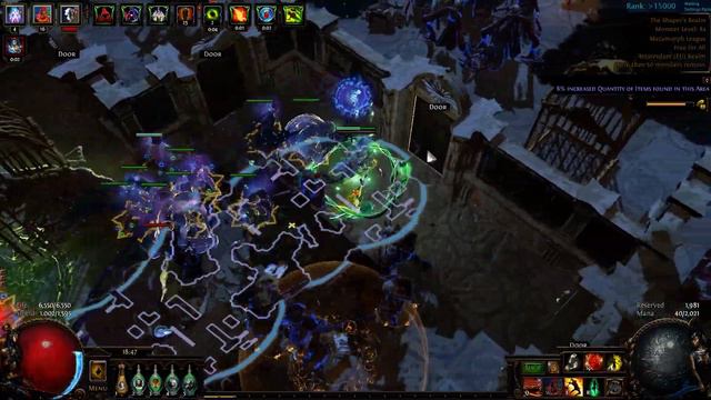 Fast Shaper Kill by Necromancer Baron Zombies Path of Exile 3.9 Metamorph