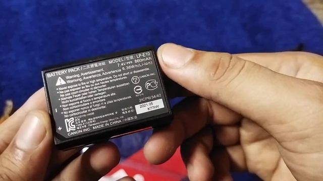 Unboxing BATERAI CAMERA DSLR CANON 1500D | type baterai LP-E10 смотреть онлайн