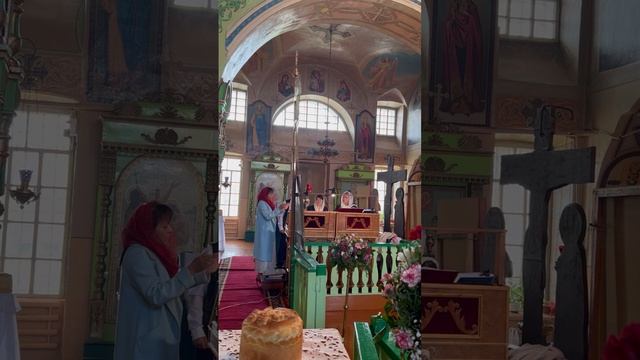 Праздничный ансамбль Вознесенского храма с.Бурдино. Видеозапись Богослужения.