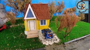 Дети и Машина. Строим парковку для Машинки. Город Игрушек Манкиту