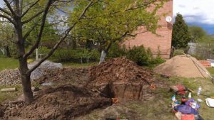 Здравствуй дача дорогая  Ставим септик Аэробокс А-230-5 МАХ.