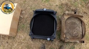 Ремонт трактора ЮМЗ 6. Замена радиатора.