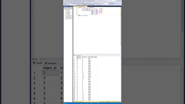 SQL Server in a minute: The CASE expression (the equivalent of the Excel IF function)