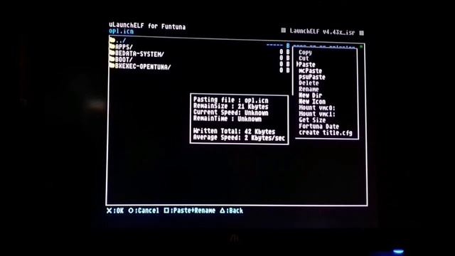 Установка Funtuna на нечипованной PS2 Slim, включая 90008