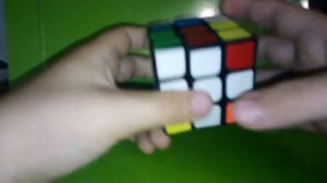 Как собрать кубик рубика 1 слой