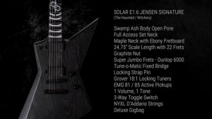SOLAR Guitars E1.6 JENSEN Signature