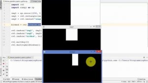 OpenCV Python Tutorial For Beginners 11- Bitwise Operations (bitwise AND, OR, NOT and XOR)