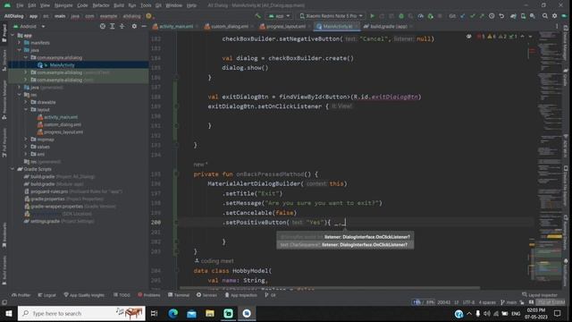 How to Implement Exit Dialog on Backpressed (Deprecated OnBackPressed()) in Android Studio Kotlin