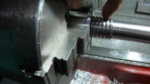 Обработка концов вала ШВП D32мм.