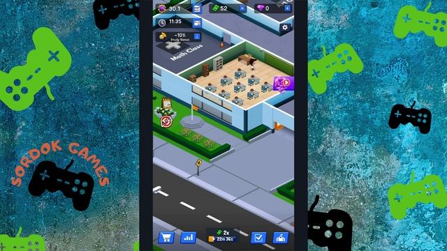 Ленивый школьный магнат➤Часть 1. Улучшаем первую комнату на мах➤Прохождение смотреть онлайн