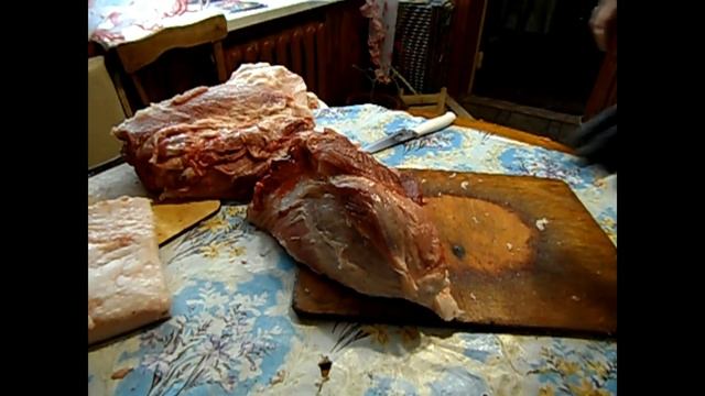Разделка свиньи\Влезет ли свинья в морозилку?