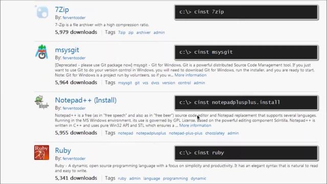 Chocolatey Command Line Package Installer [Window] смотреть онлайн