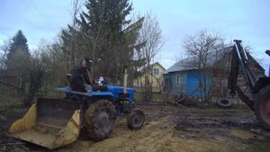 Задненавесной кузовок на Китайский минитрактор