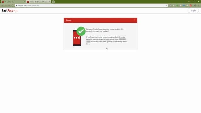 LastPass | Master Password Recovery - SMS смотреть онлайн