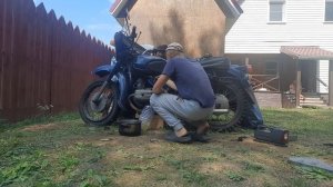 Запуск мотоцикла Днепр МТ-11. Оживили советского монстра!