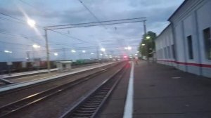 Прибытие и отправление поезда"Ласточка" 735 "Москва - Смоленск.