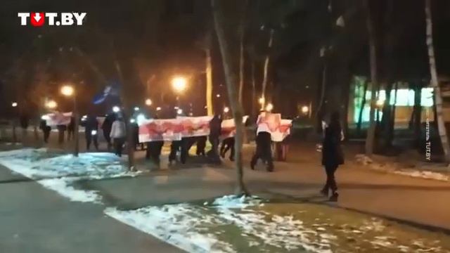 Новополоцк решил не ждать воскресенье и вышел на марш  сегодня!