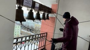 Колокольный звон после Литургии 2024