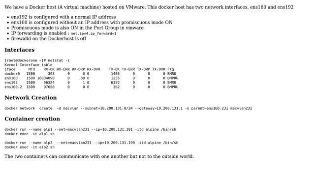 Docker containers can't communicate on the outside network смотреть онлайн
