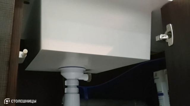 Угловая столешница на кухню с монолитной мойкой "Сицилия". смотреть онлайн