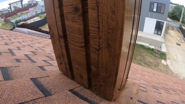 37 Варваровка. Анапа. Завершили монтаж кровли. Финский Katepal Rocky Дюна. смотреть онлайн