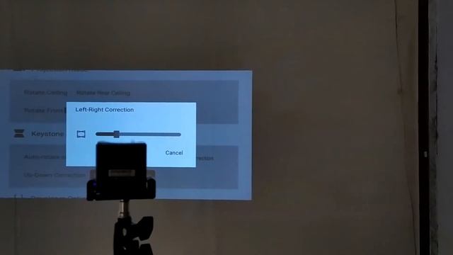 S12 Horizontal Keystone Correction Manually смотреть онлайн