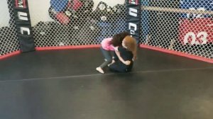 Little girls doing jiu jitsu at UFC Gym Sacramento