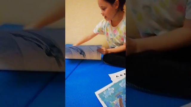 Обзор на мои картины из художественной школы VS из обычной школы смотреть онлайн