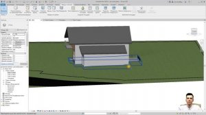 План дома в REVIT.Часть 7. Как сделать благоустройство в REVIT. Топоповерхность в Ревит