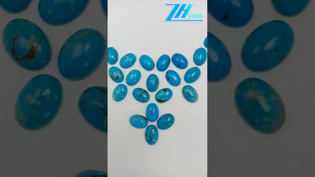 Natural turquoise Color blue Shape oval Size 10*14mm handmade diversity jewelry for girlfriend