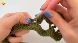 PONTO DE CROCHÊ DIFERENTE E MUITO LINDO