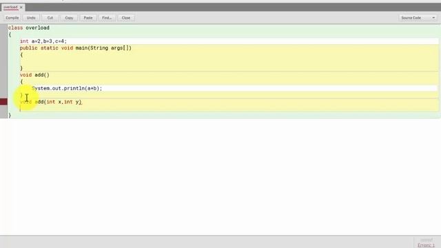 Function overloading in java with example(use of function overloading)