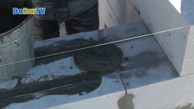 Дом из газобетона своими руками. Армирование и кладка ч2 смотреть онлайн