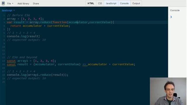 Javascript reduce() #1
