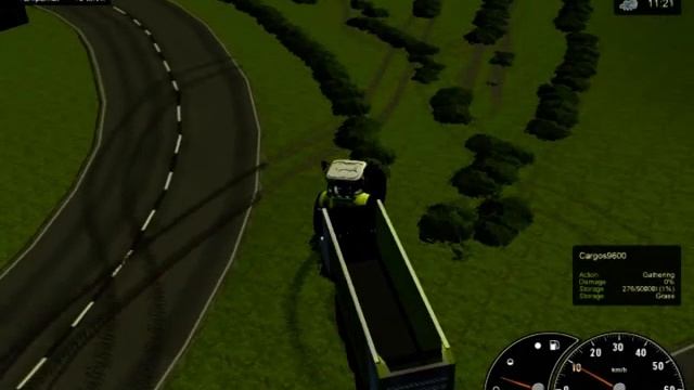 Agrar Simulator 2011 - Zgrabianie i zbieranie trawy смотреть онлайн