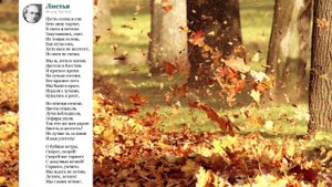 Ф. Тютчев "Листья".mp4