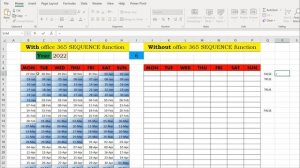 EXCEL  CALENDAR  with single cell formula